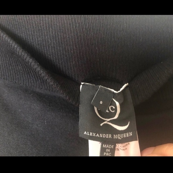 MCQ by Alexander McQueen Black/White Mini Skirt Size Small - Picture 2 of 5